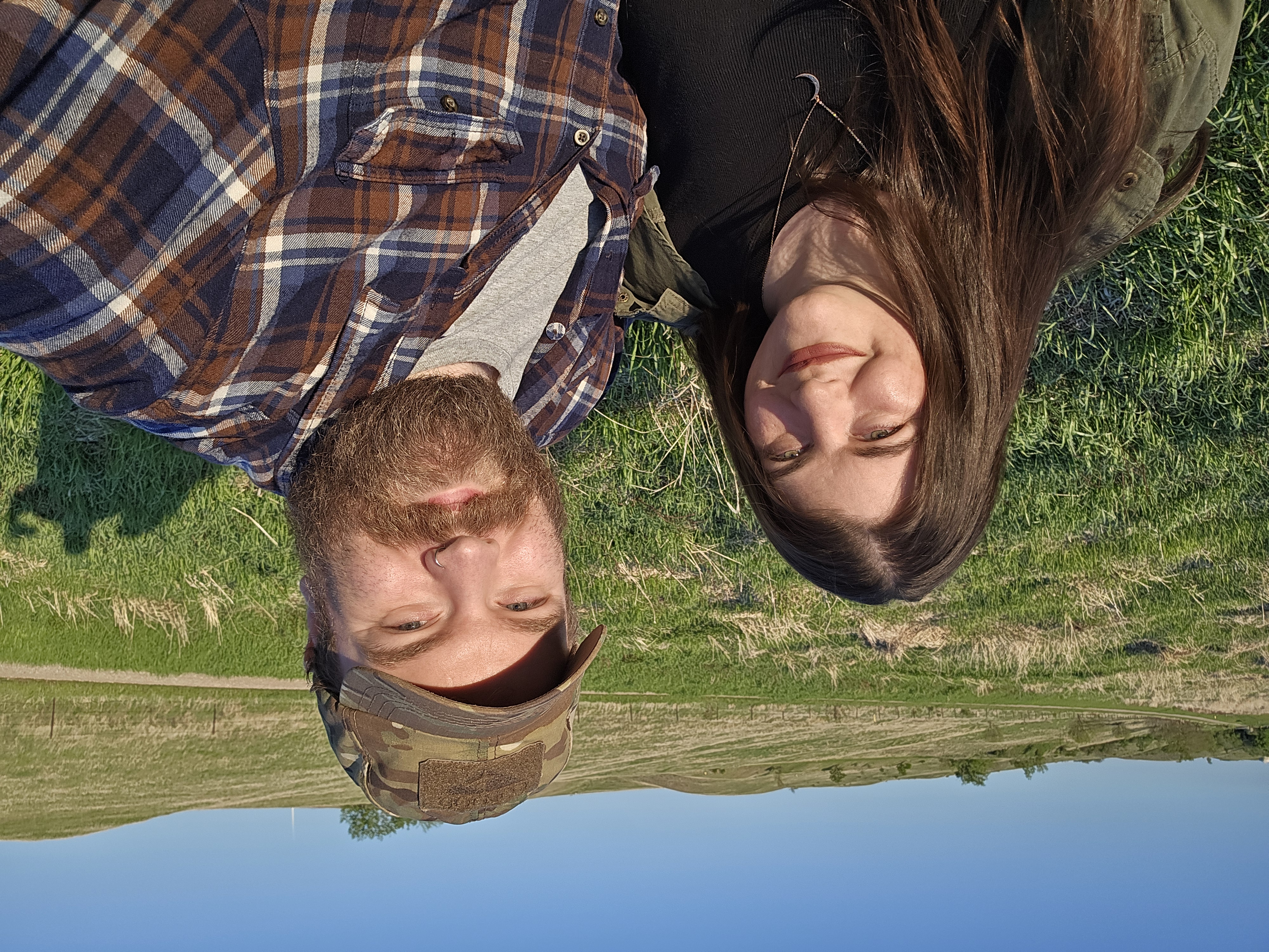 Caitlyn Sanow-Minett with her husband Eric